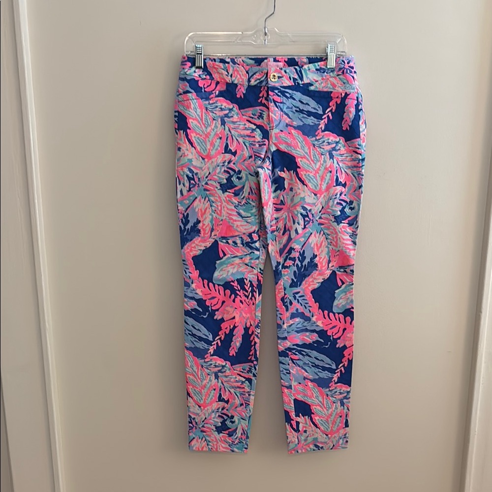 Lilly Pulitzer Vibrant Tropical Print Pants